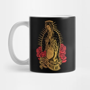 VIRGEN DE GUADALUPE  GRACIAS MADRE MÍA Mug